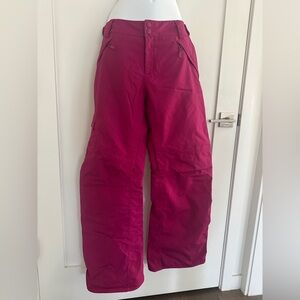 North Face Women’s Vibrant Pink Snow Pants- XL